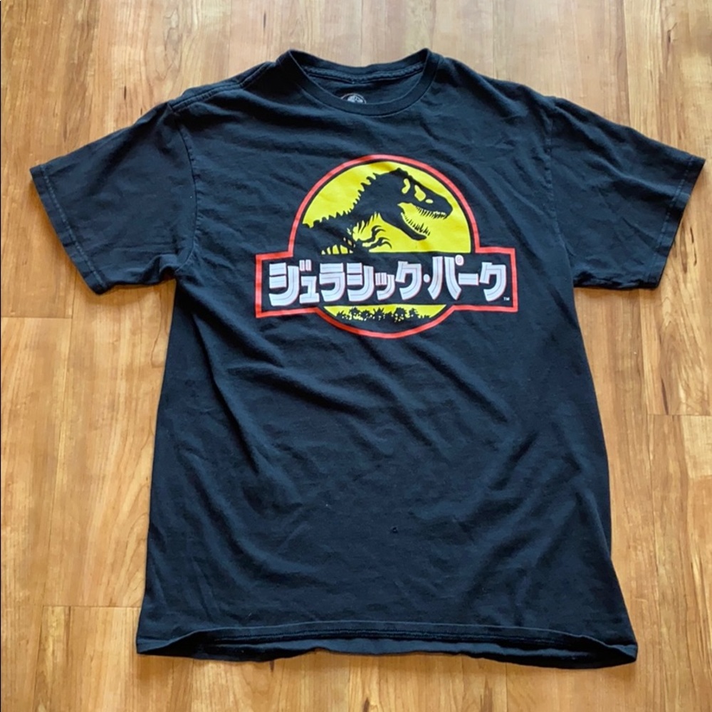 Foreign Jurassic park graphic tee
